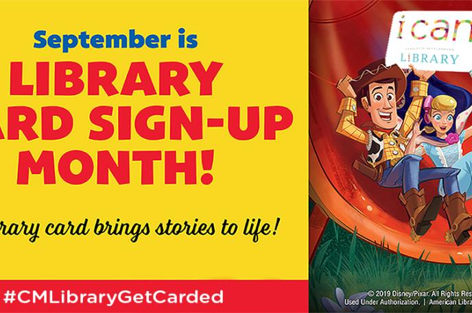 Celebrate Library Card Sign-Up Month with the Charlotte Mecklenburg Library and #CMLGetLibraryCarded! Celebrate Library Card Sign-Up Month with the Charlotte Mecklenburg Library and #CMLGetLibraryCarded!