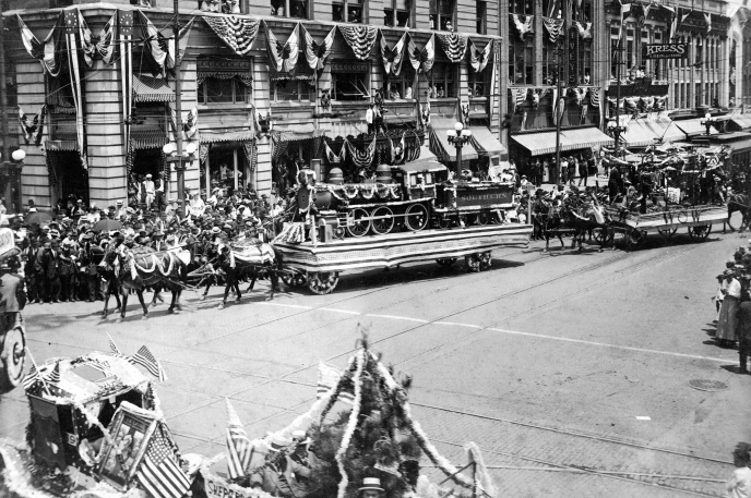 Meck Deck Parade in the 1920s. Held every year on the 20th of May, the celebration of the Mecklenburg Declaration preceded the importance of the Declaration of Independence.