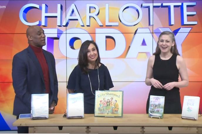 Charlotte Mecklenburg Library appearance on WCNC March 14, 2019 for A Trip To Ireland