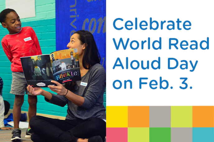 Celebrate World Read Aloud Day with a full day of online stories from Charlotte Mecklenburg Library on February 3, 2021. Celebrate World Read Aloud Day with a full day of online stories from Charlotte Mecklenburg Library on February 3, 2021.