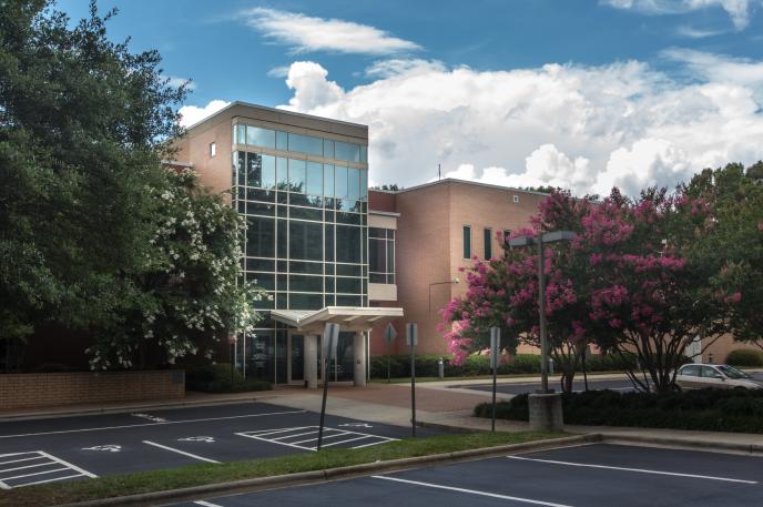 Charlotte Mecklenburg Library's South County Regional Library location is currently closed for renovations.