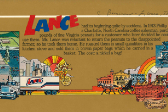 Charlotte Mecklenburg Library's Robinson-Spangler Carolina Room explores the history of Lance Crackers. Charlotte Mecklenburg Library's Robinson-Spangler Carolina Room explores the history of Lance Crackers.