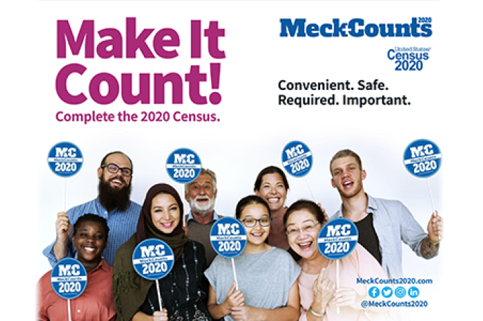 Be counted during the 2020 Census