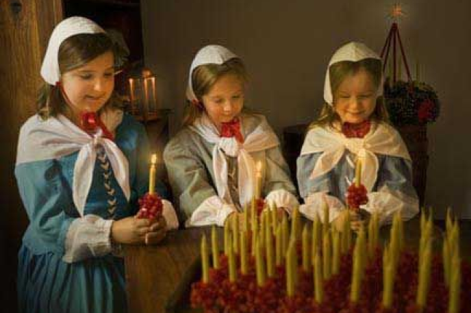 A Moravian Christmas tradition. A Moravian Christmas tradition .