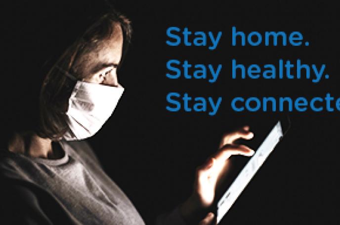 Charlotte Mecklenburg Library and the  Mecklenburg County Public Health Department encourage residents to stay home, stay healthy and stay connected.