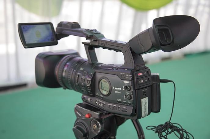 Video Camera Filming Movie Scene Video Camera Filming Movie Scene