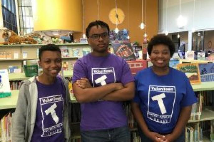 VolunTeens of the Charlotte Mecklenburg Library help make their communities brighter. VolunTeens of the Charlotte Mecklenburg Library help make their communities brighter.