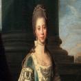 Portrait of Queen Sophia Charlotte of Mecklenburg-Strelitz by Allan Ramsay.