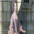 A cardboard cutout of Queen Charlotte is taking Charlotte Mecklenburg Library and Charlotte by storm.